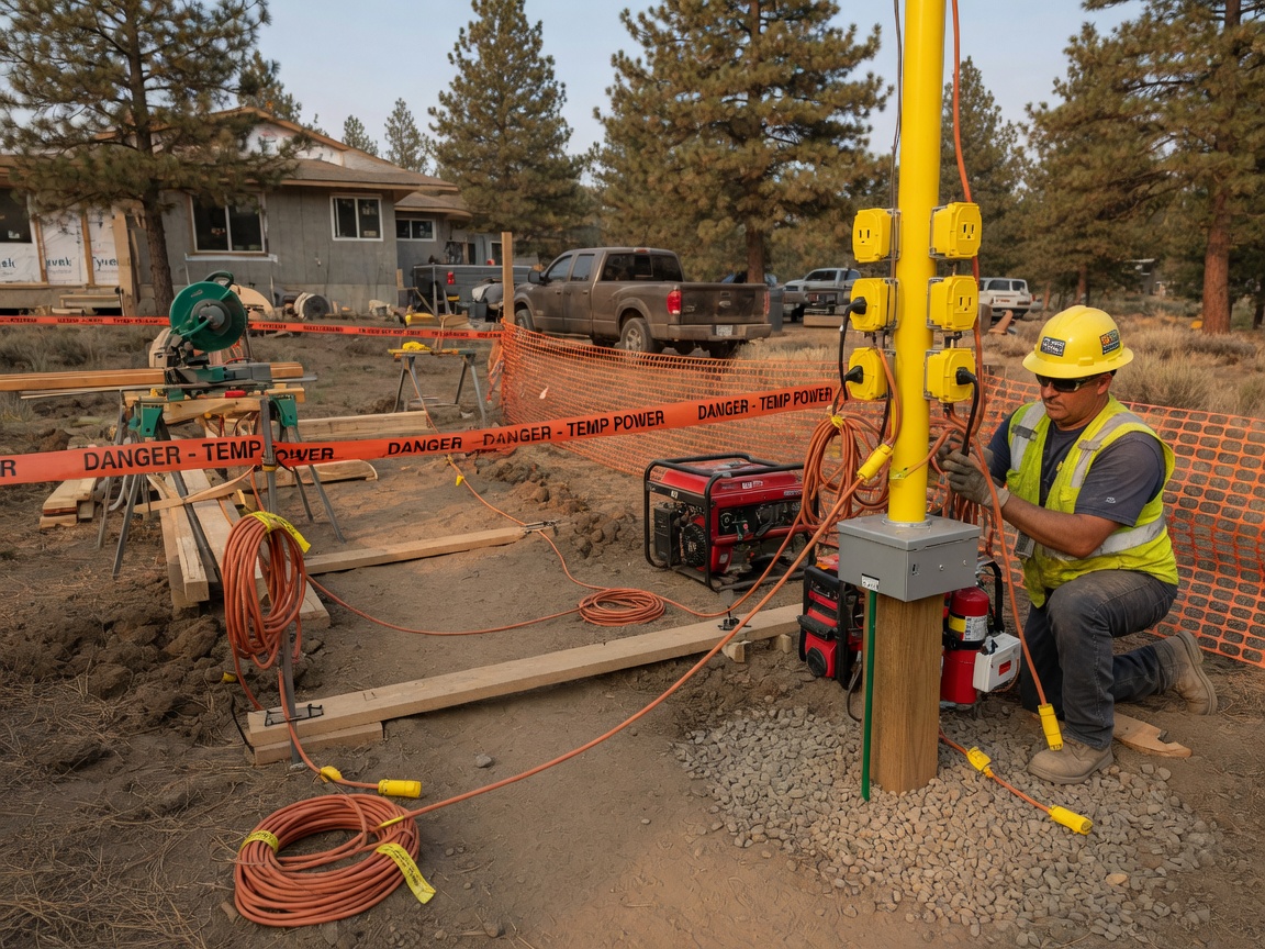 How To Safely Run Temporary Power For Construction Projects
