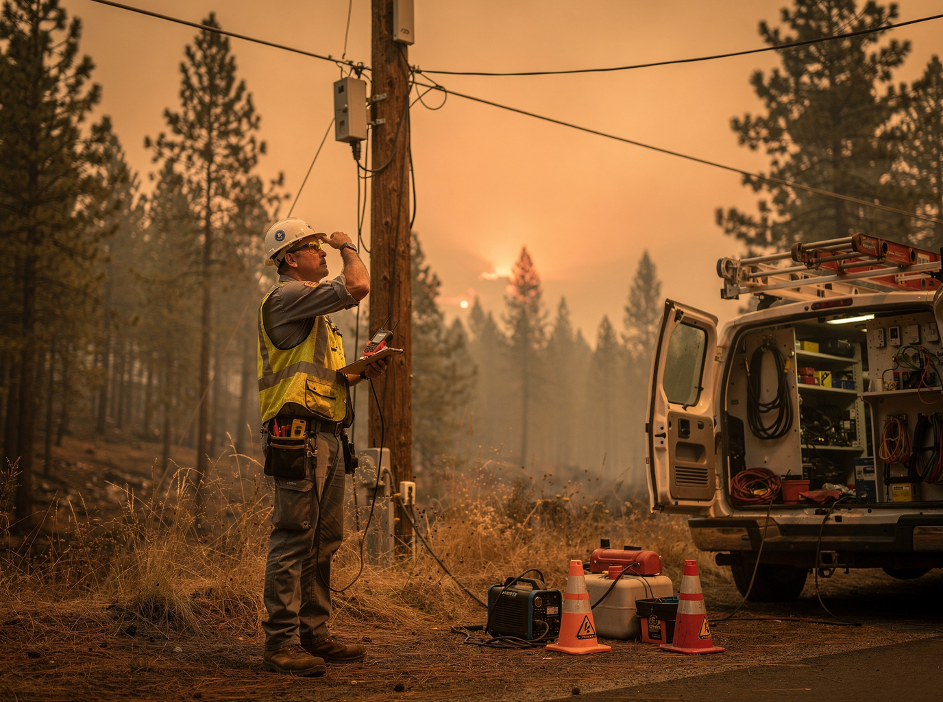 How Wildfire Season Affects Electrical System Maintenance