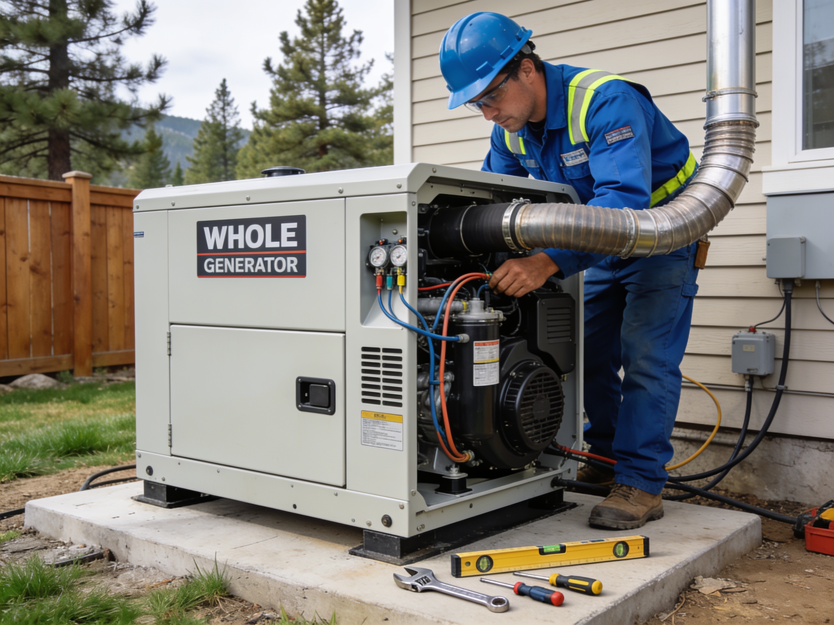 Whole House Generator Installation in La Pine